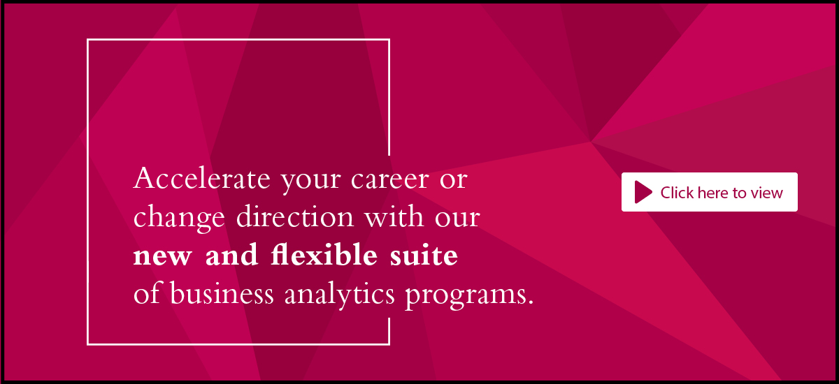 Part-time Master of Business Analytics programs